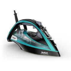 Tefal Ultimate Pure FV9844E0 Steam Iron 3200W - Powerful, Stylish Black & Green Design for Effortless Ironing!